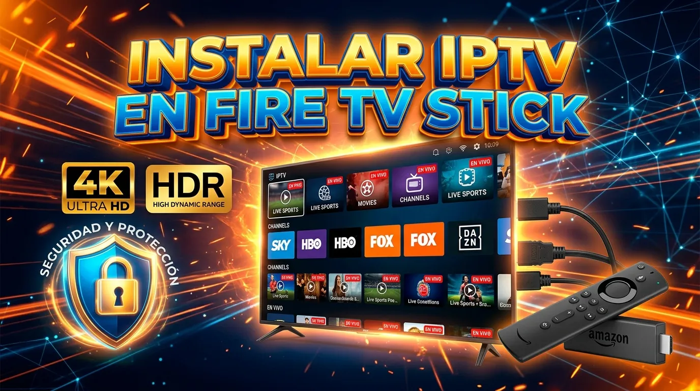 Cómo instalar IPTV en Fire TV Stick de forma segura