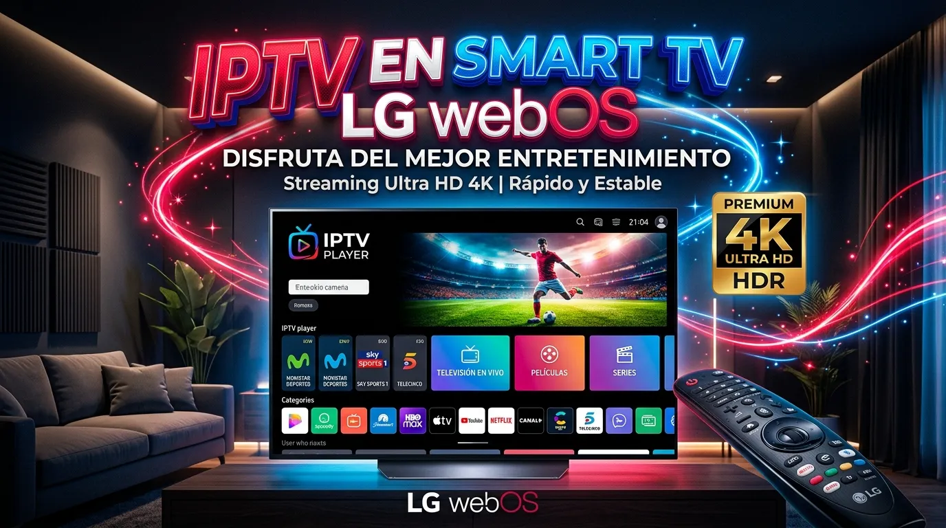 Cómo instalar IPTV en Smart TV LG con webOS