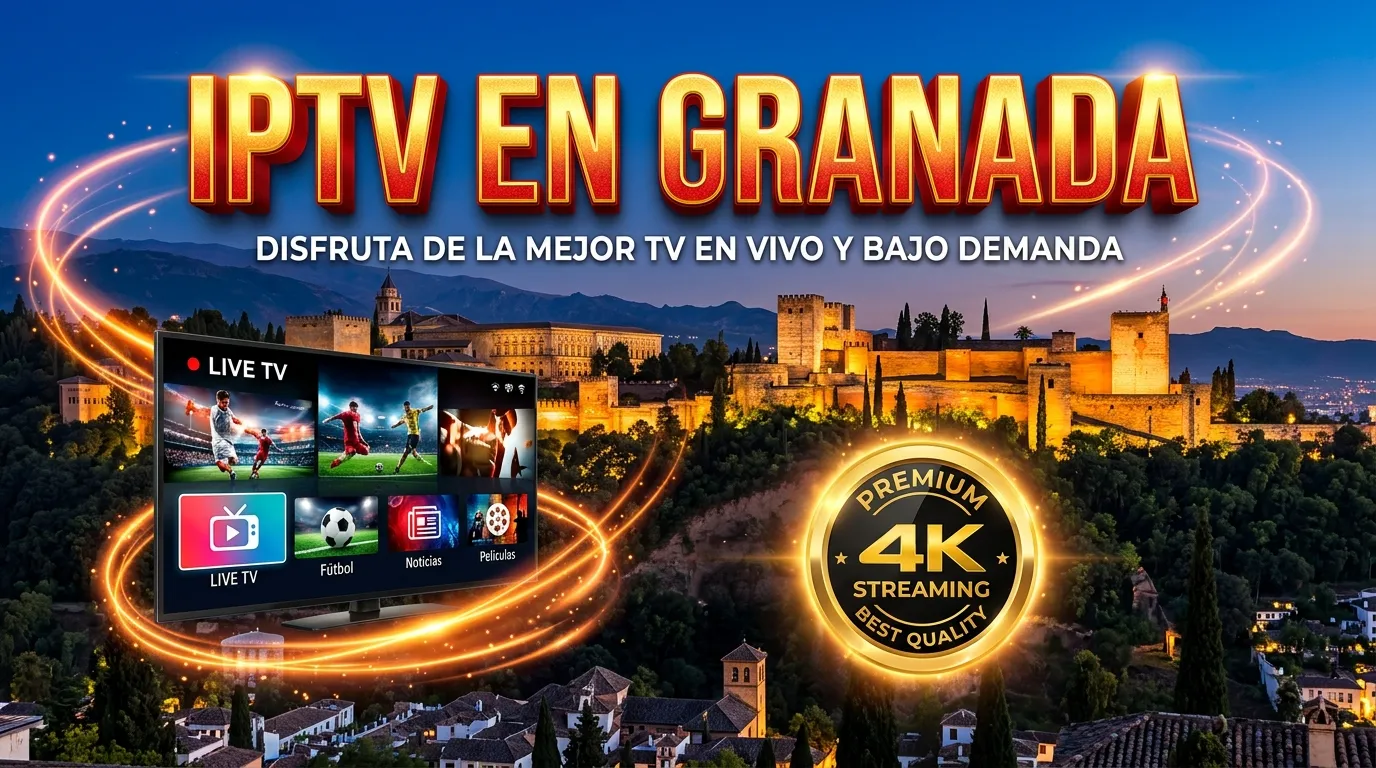 IPTV en Granada: streaming fluido en Smart TV y otros dispositivos