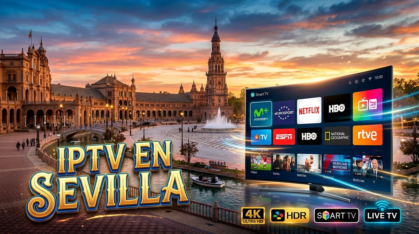 IPTV en Sevilla: canales internacionales y streaming sin cortes