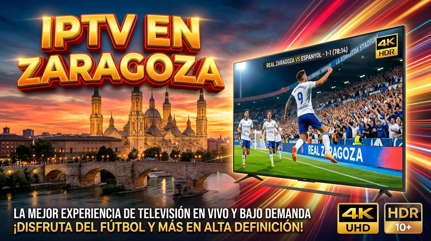 IPTV en Zaragoza: deportes y televisión HD sin interrupciones