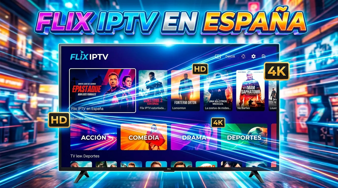 Flix IPTV en España: reproducción rápida y canales en HD