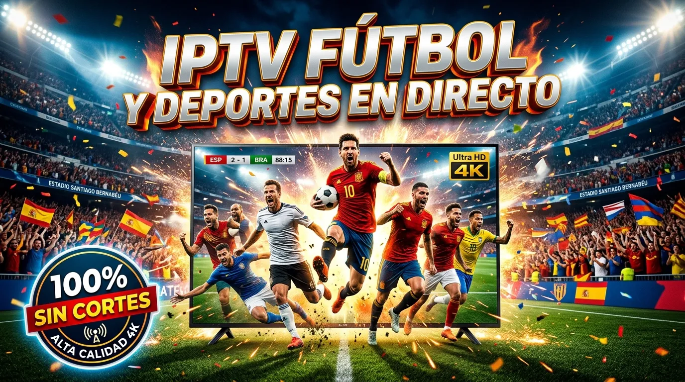 IPTV para fútbol y deportes: estabilidad y calidad en directo