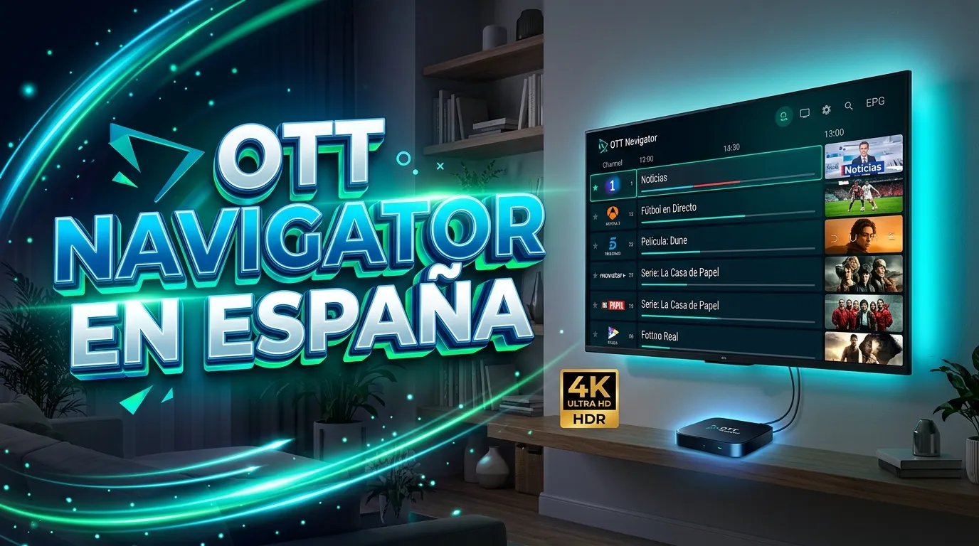 OTT Navigator en España: IPTV fluido en Android TV