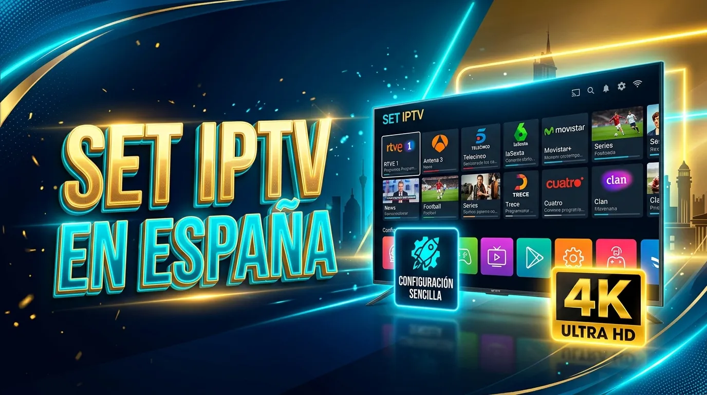 SET IPTV en España: configuración sencilla y streaming estable