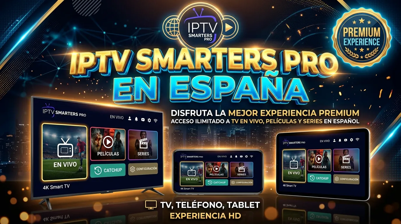 IPTV Smarters Pro en España: guía para una experiencia Premium
