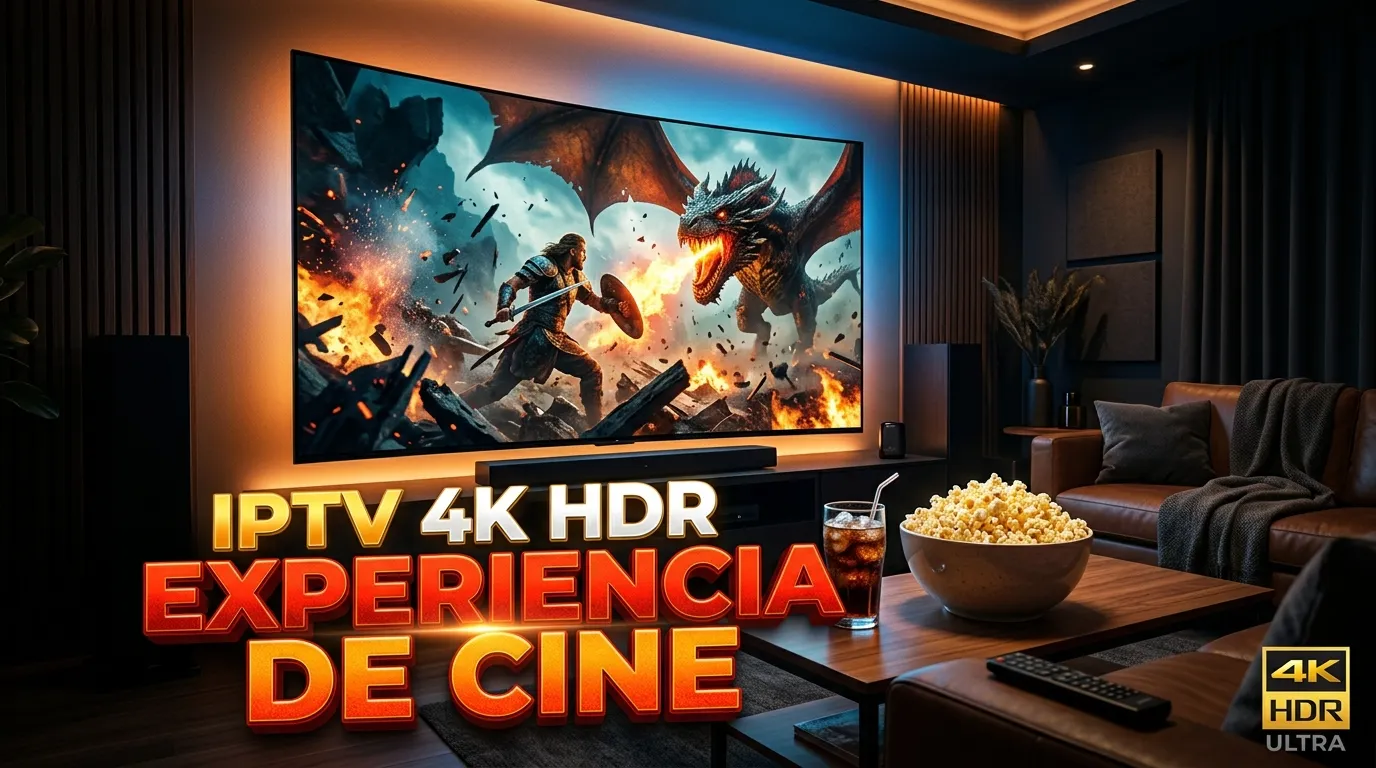 IPTV 4K HDR en España: cómo crear una experiencia de cine